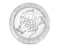 Circular tray signed Tuthill 