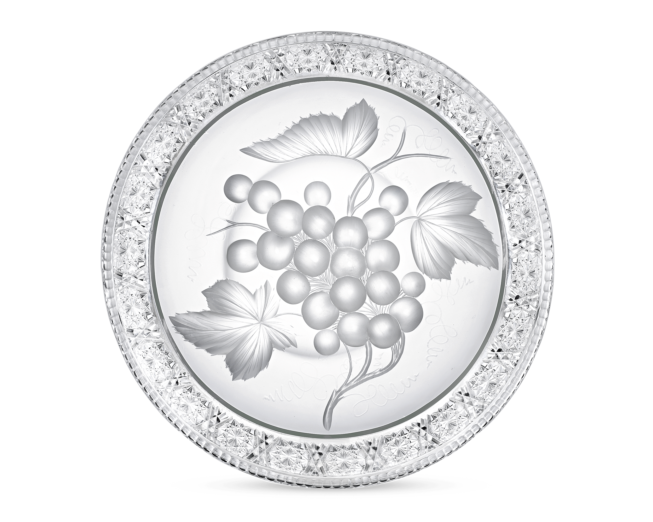 Circular tray signed Tuthill 