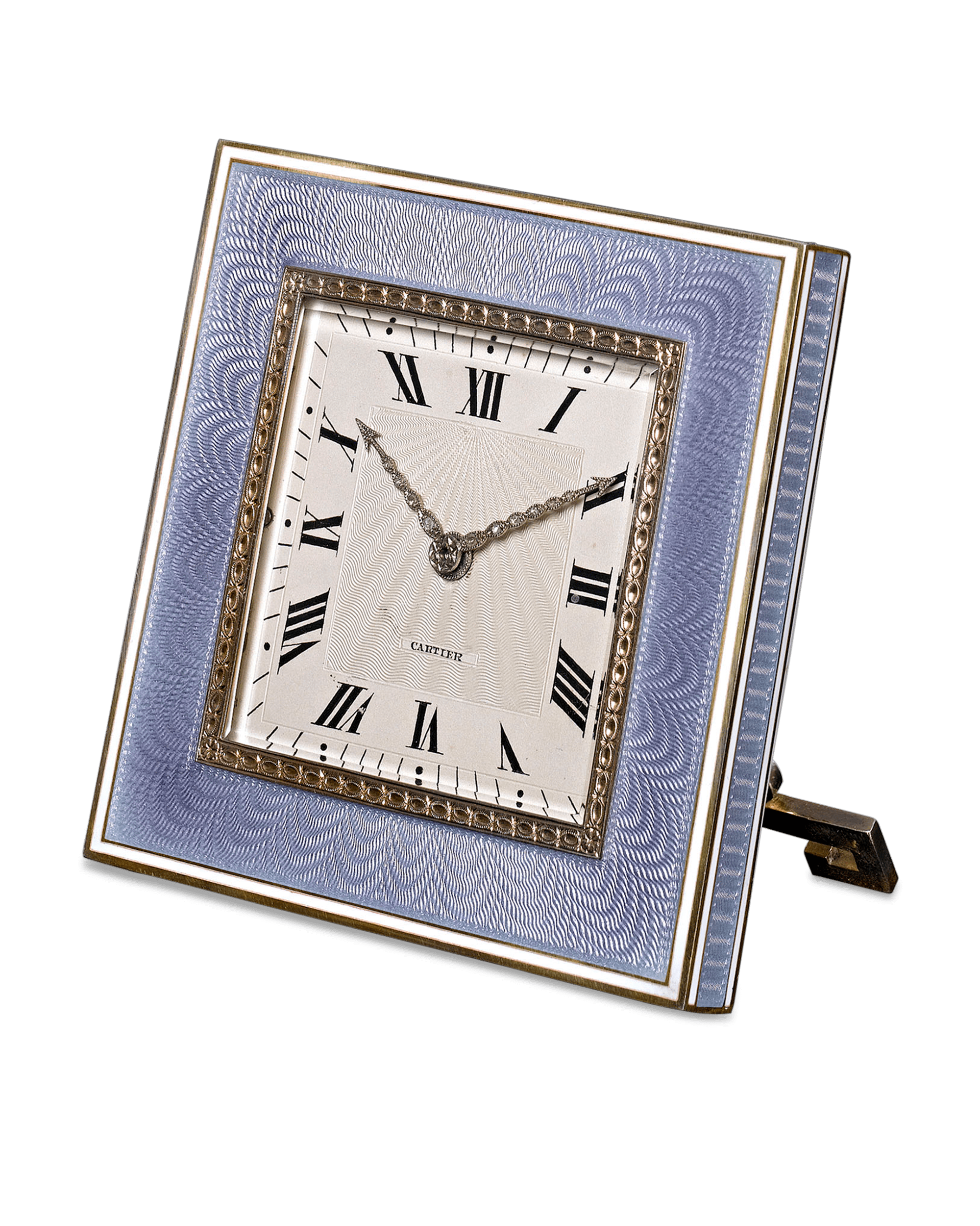 Art Deco Desk Clock by Cartier