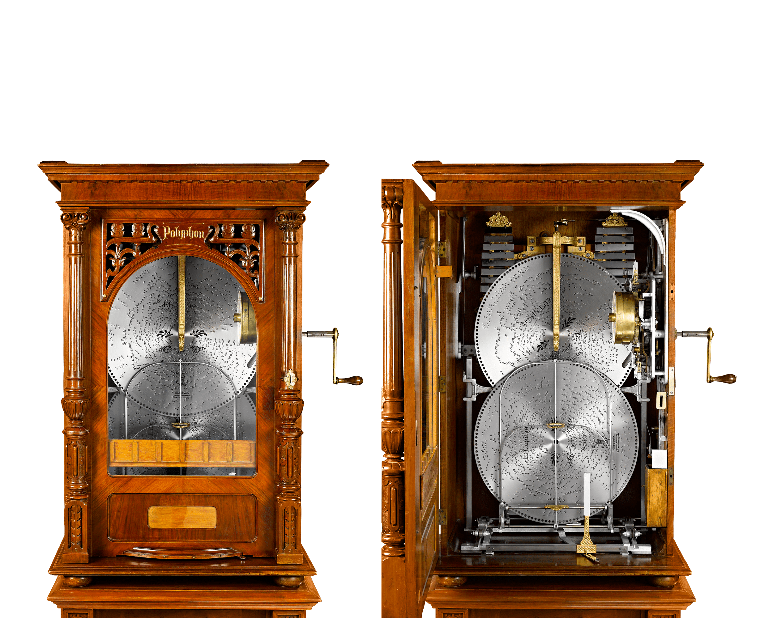 Polyphon Autochange Disk Music Box