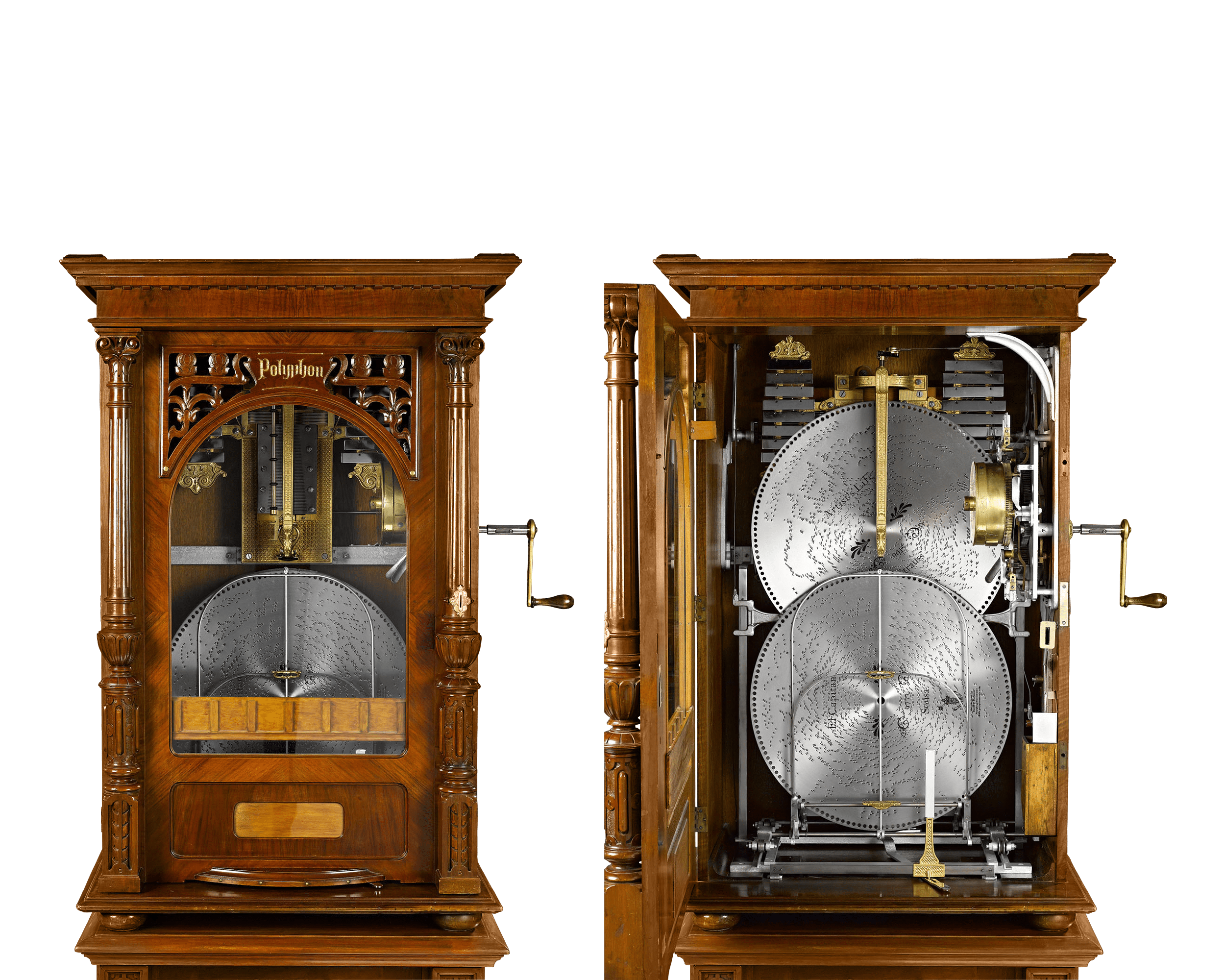 Polyphon Autochange Disk Music Box