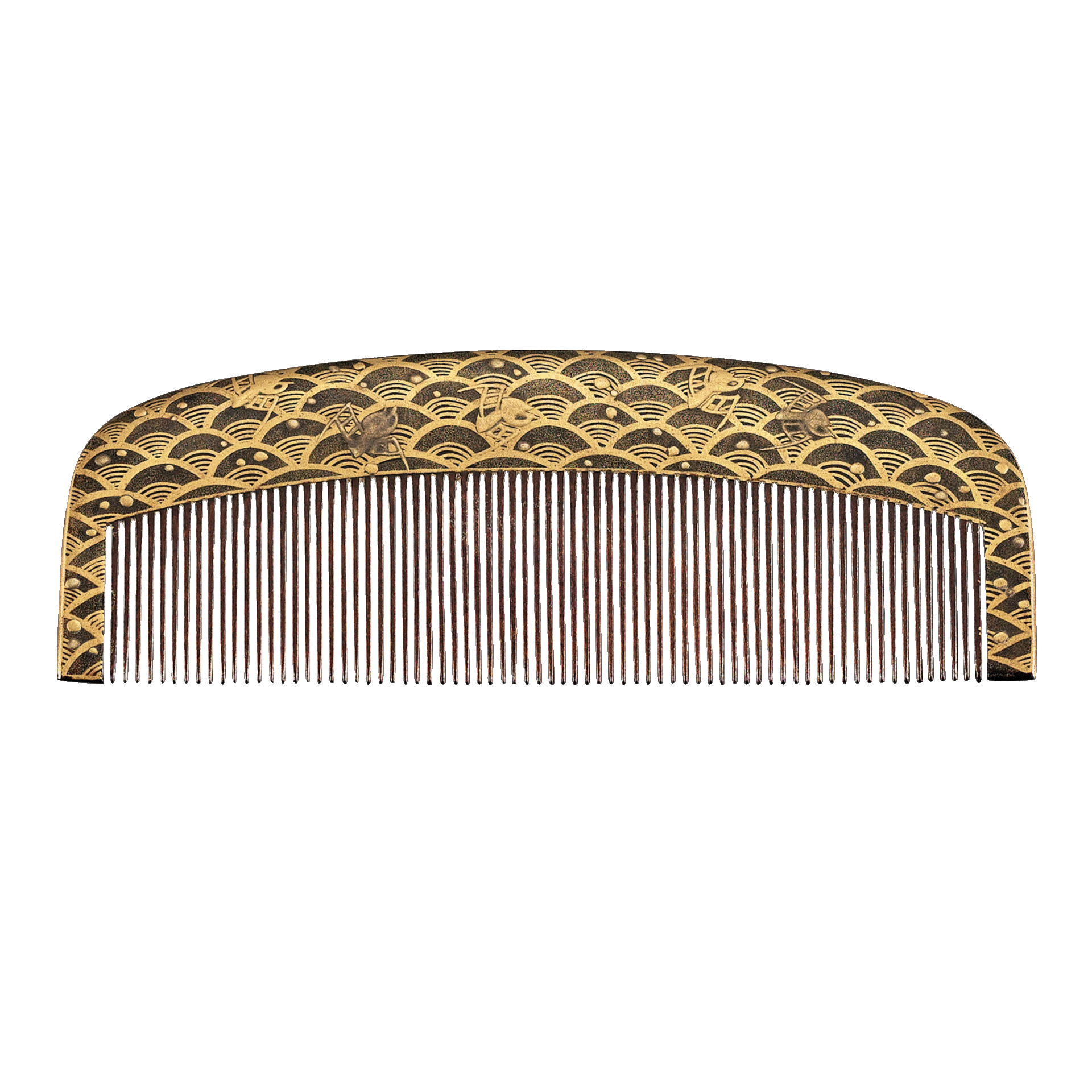 Japanese Tortoiseshell Kushi Hair Comb
