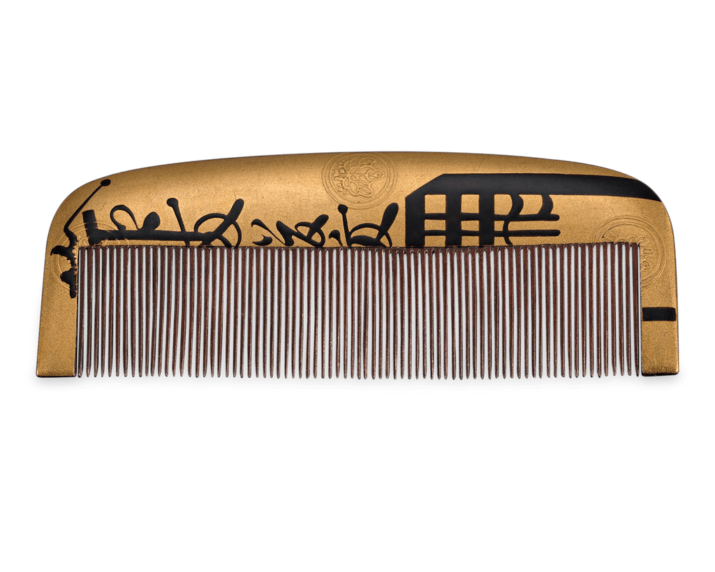 Japanese Lacquered Kushi Hair Comb