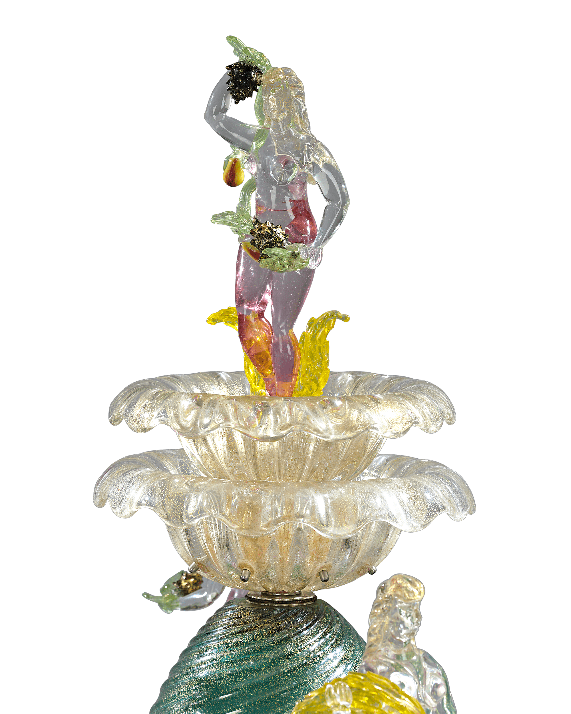 Murano Venetian Glass Water Fountain
