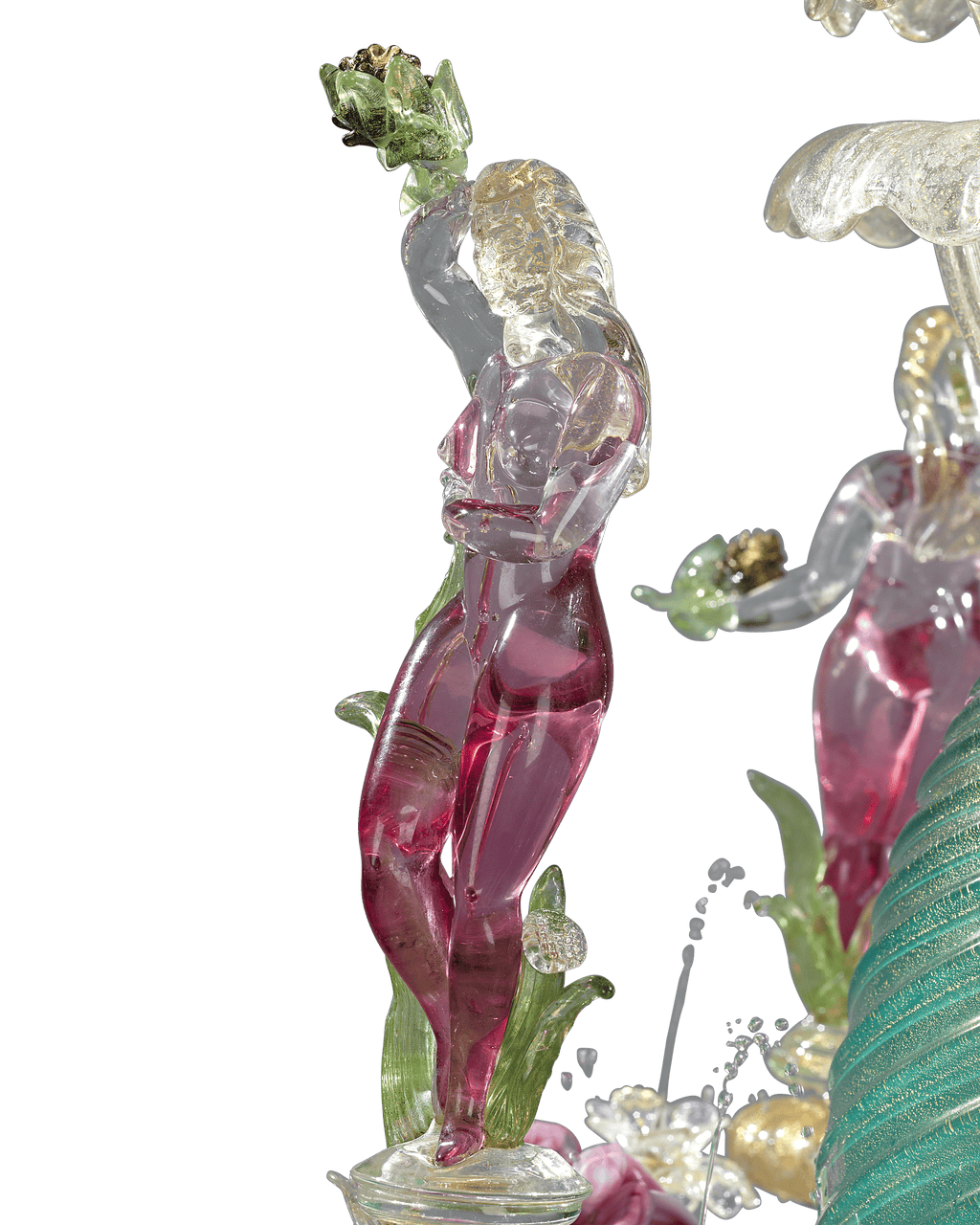 Murano Venetian Glass Water Fountain