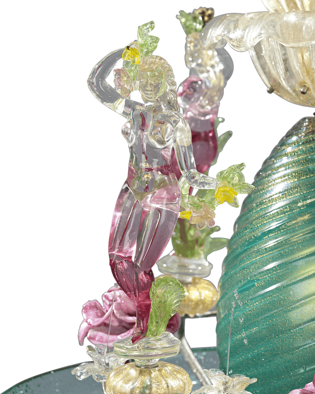 Murano Venetian Glass Water Fountain