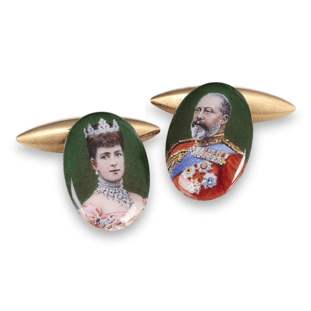 Duke of Windsor Enamel Cufflinks