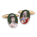 Duke of Windsor Enamel Cufflinks
