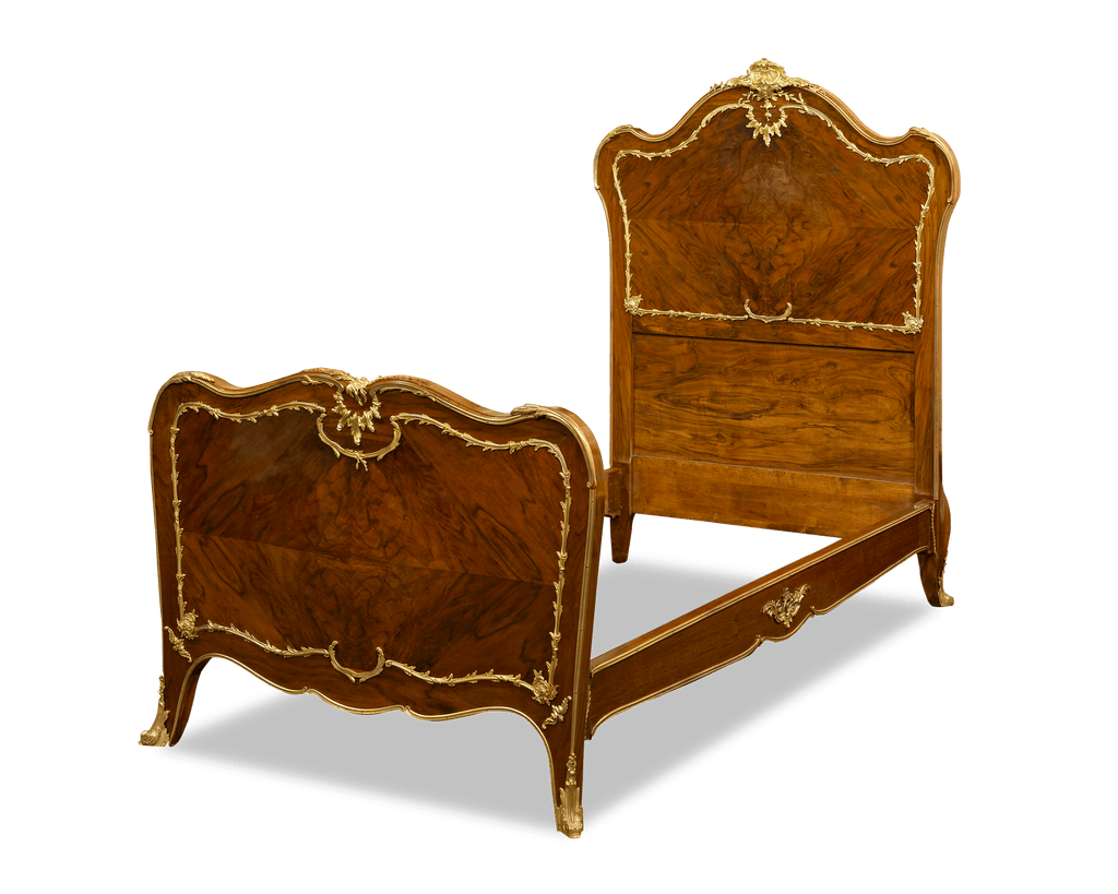 Rococo Style Pair of Twin Beds
