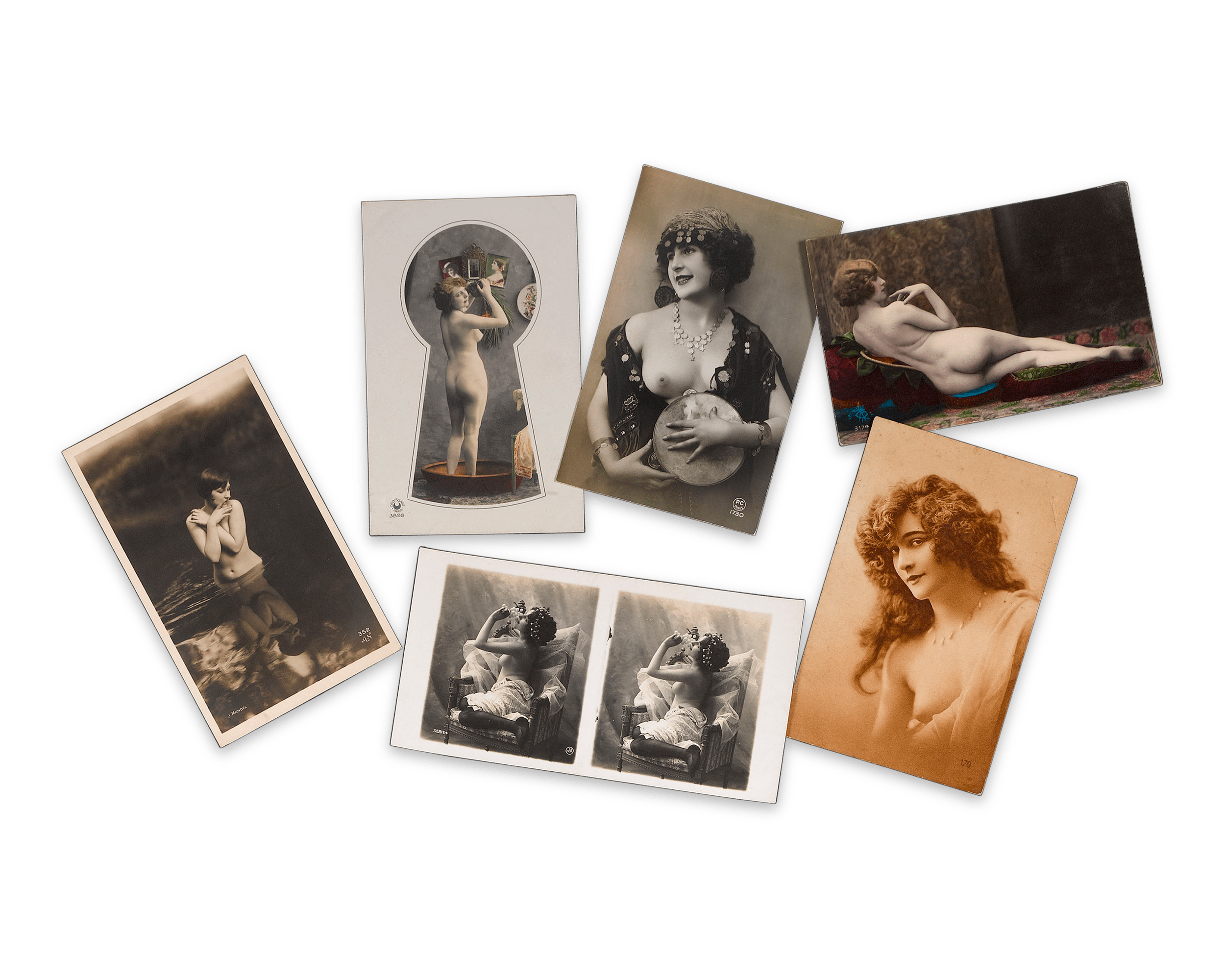 Erotic French Postcards from the Hill Collection