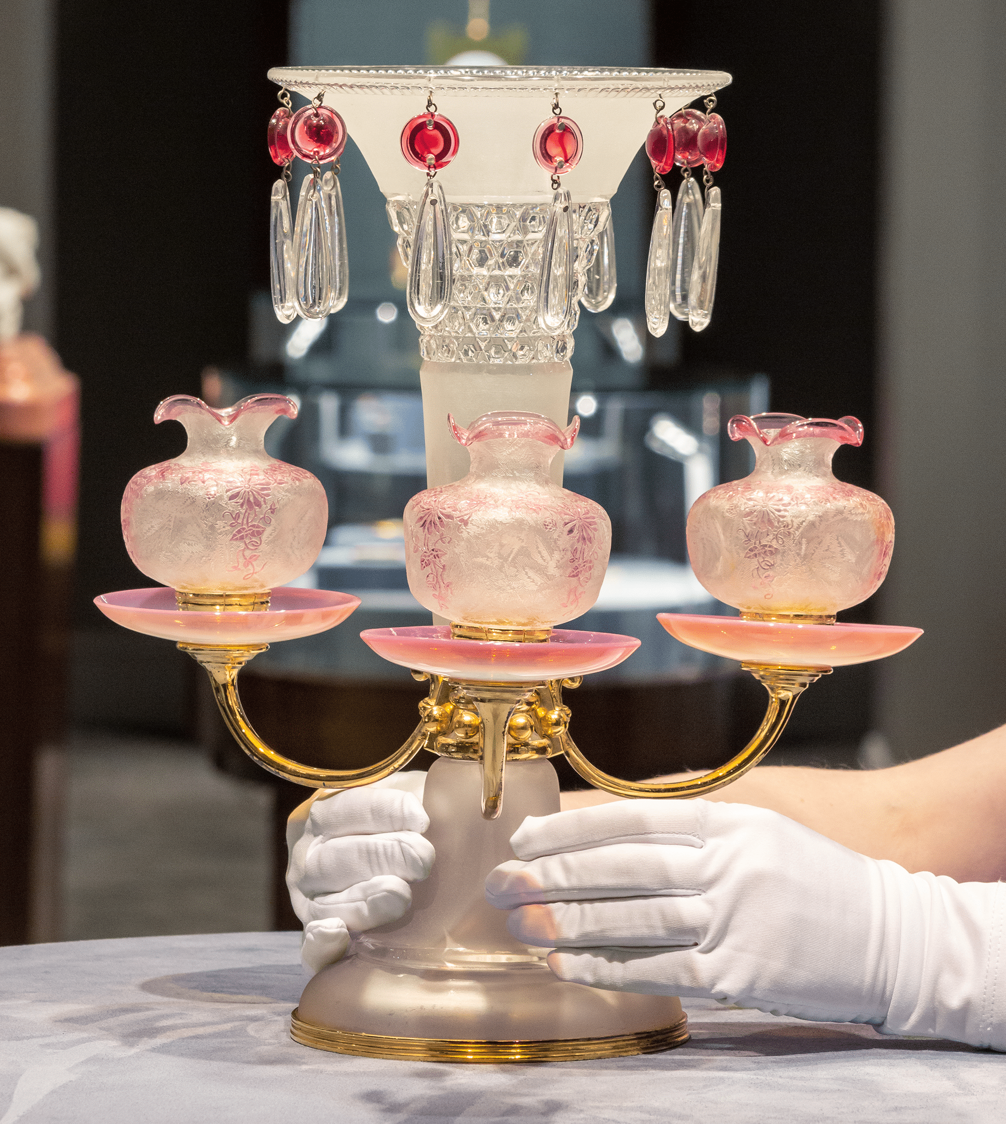 Baccarat Art Nouveau Centerpieces