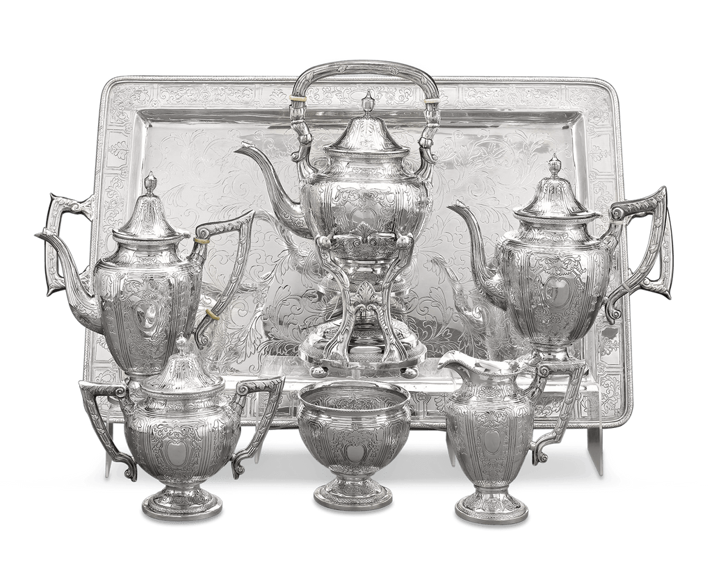 Chinese Export Silver Tea and Coffee Service