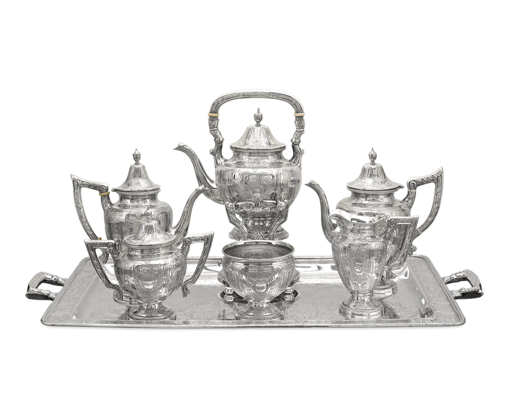 Chinese Export Silver Tea and Coffee Service