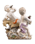 Meissen Porcelain Summer and Fall Figural Group
