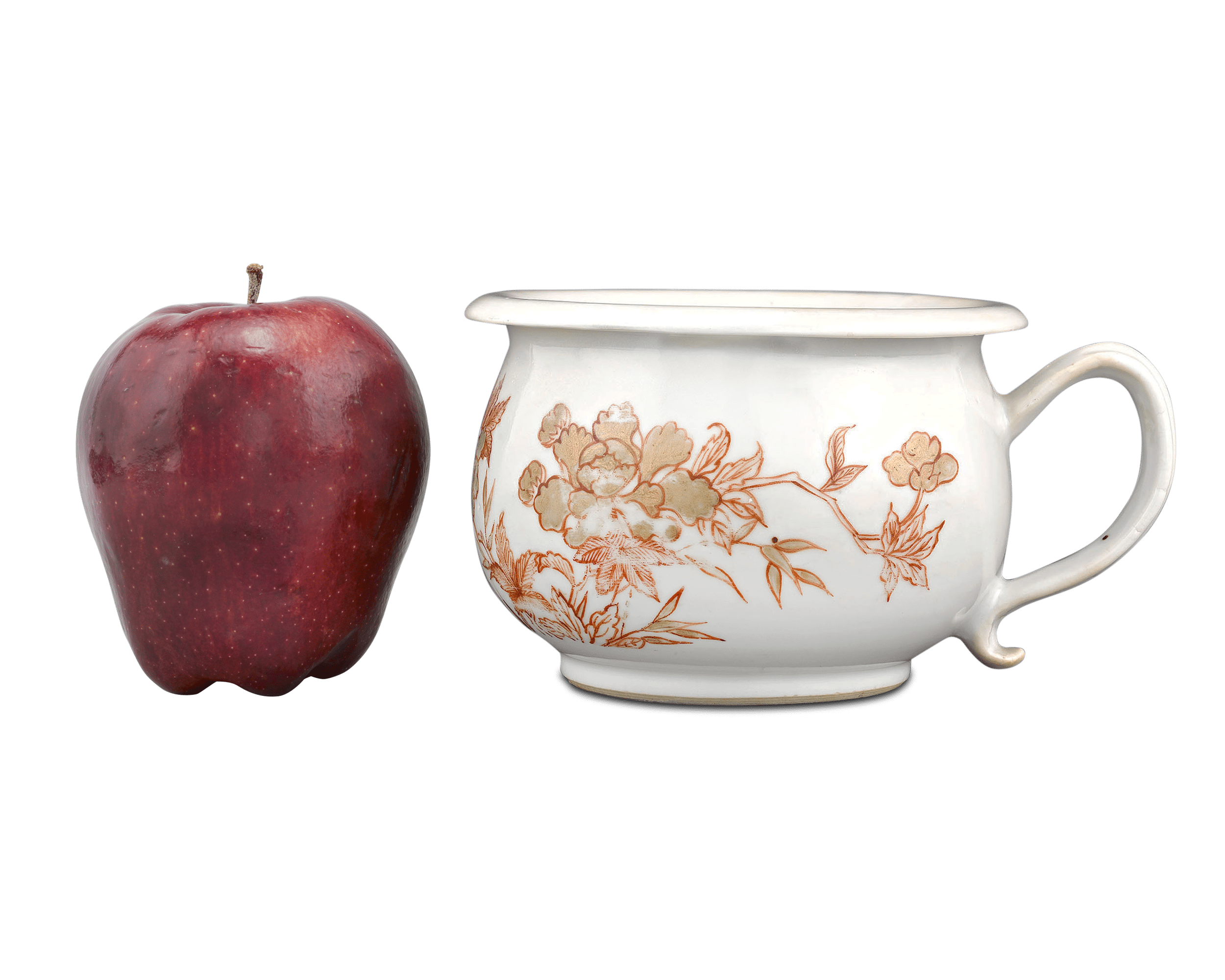 Rust-Red and Gold Nanking Cargo Mug