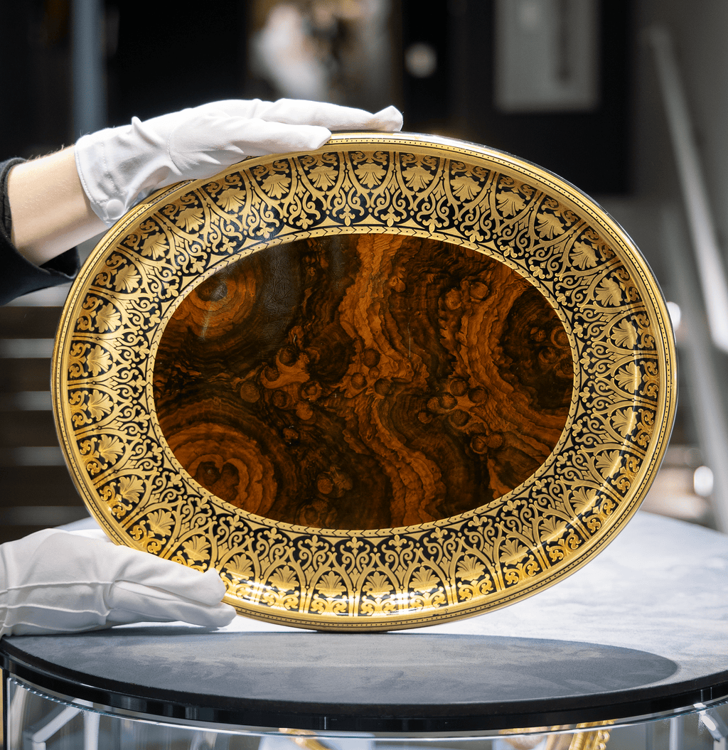 Papier-maché Tray by Henry Loveridge & Co.