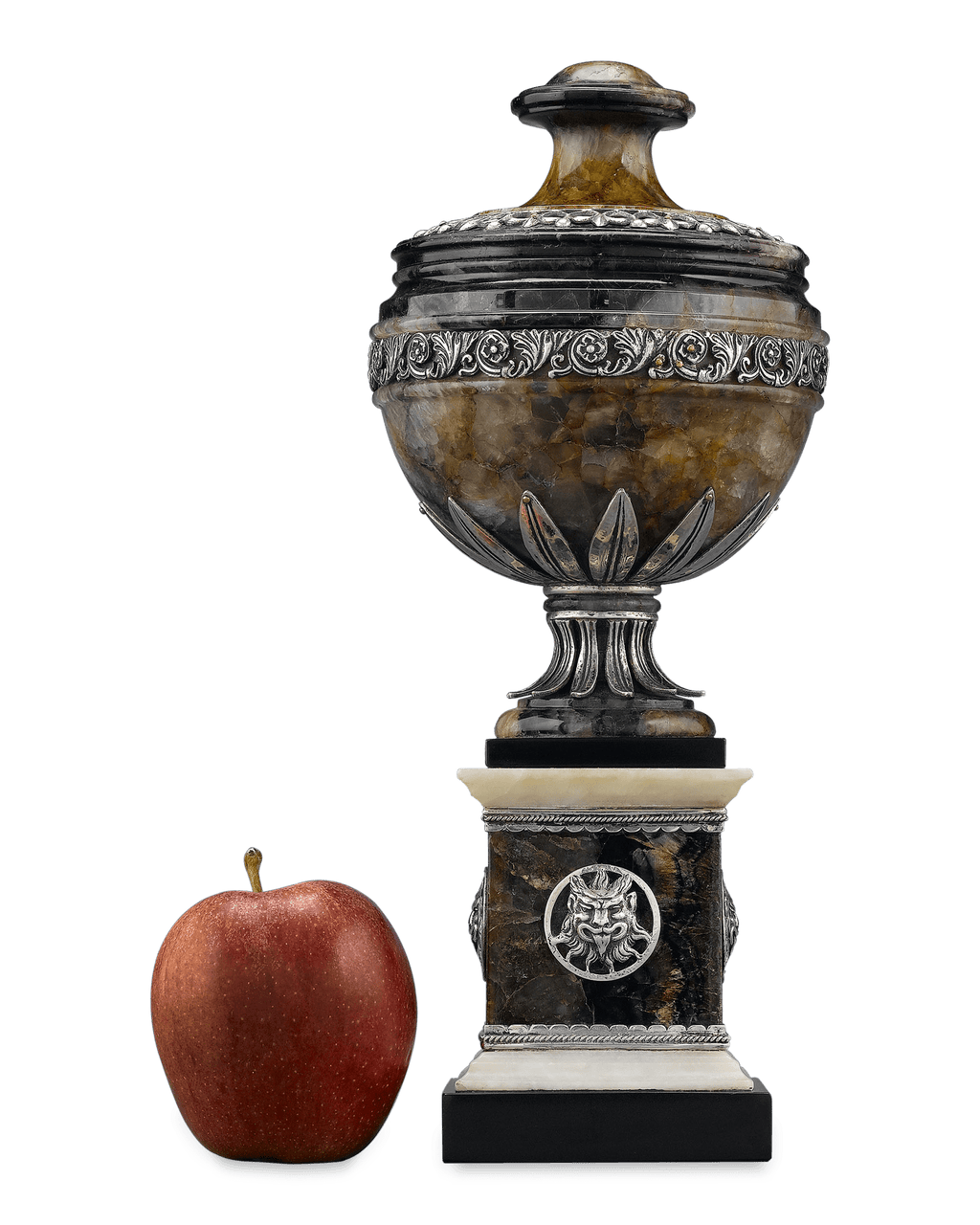 Georgian Blue John and Silver Urn