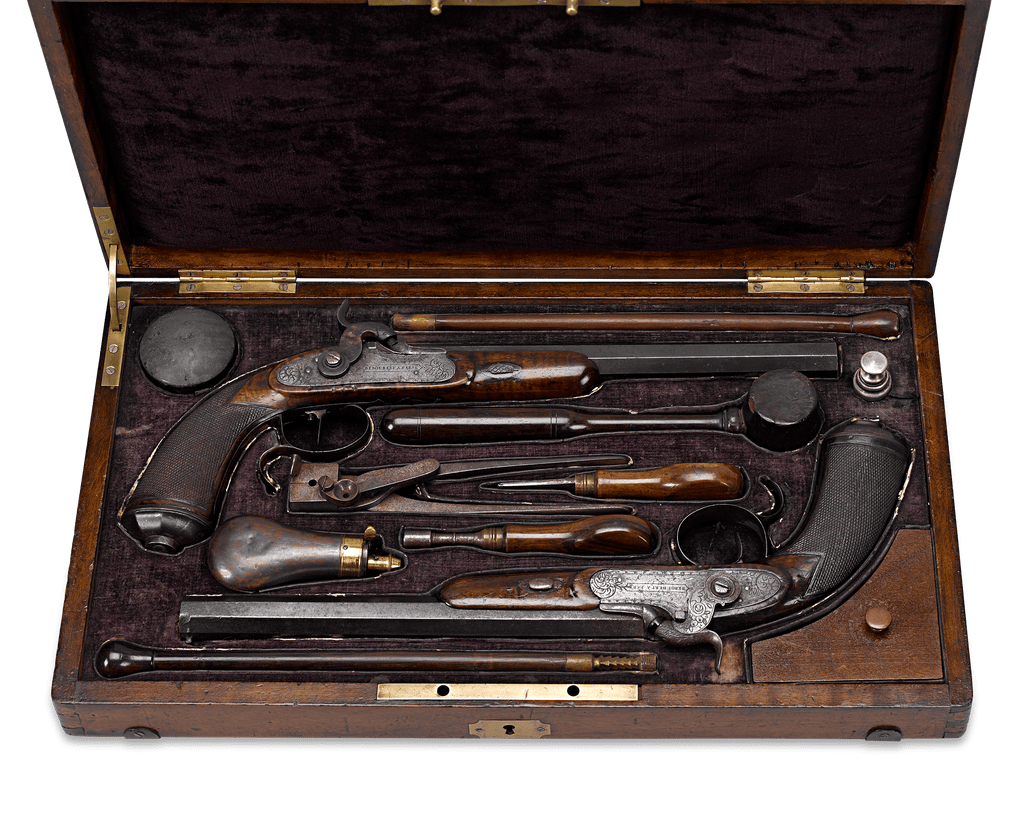 French Dueling Pistols by Deboubert