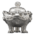 Meiji-Period Japanese Silver Censer
