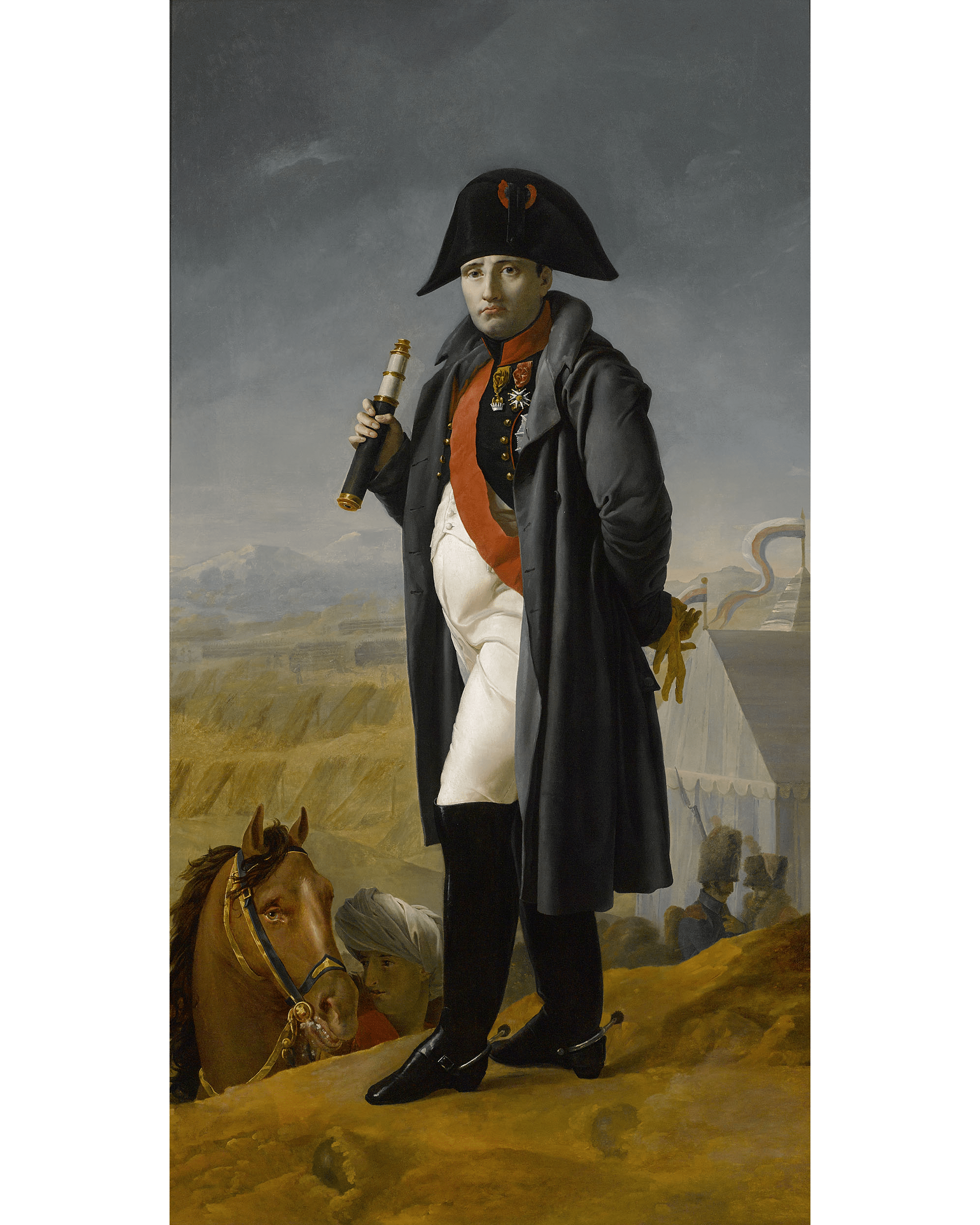 Napoléon before the Battle of Moscow by Joseph Franque