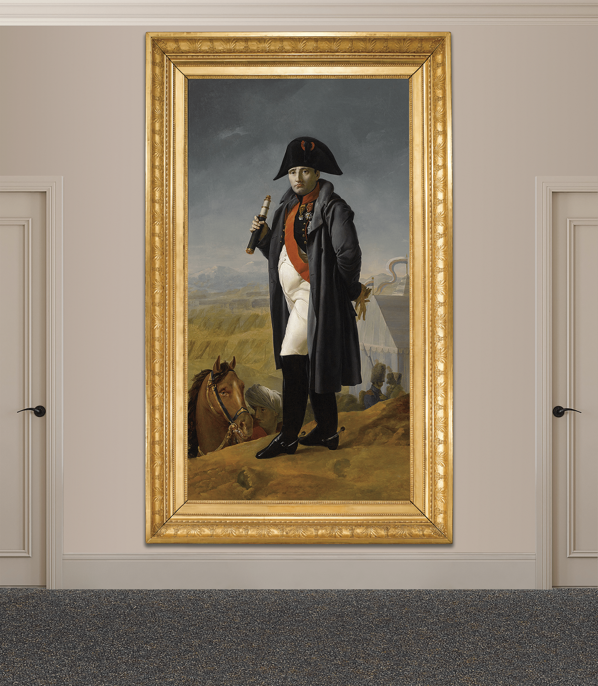 Napoléon before the Battle of Moscow by Joseph Franque