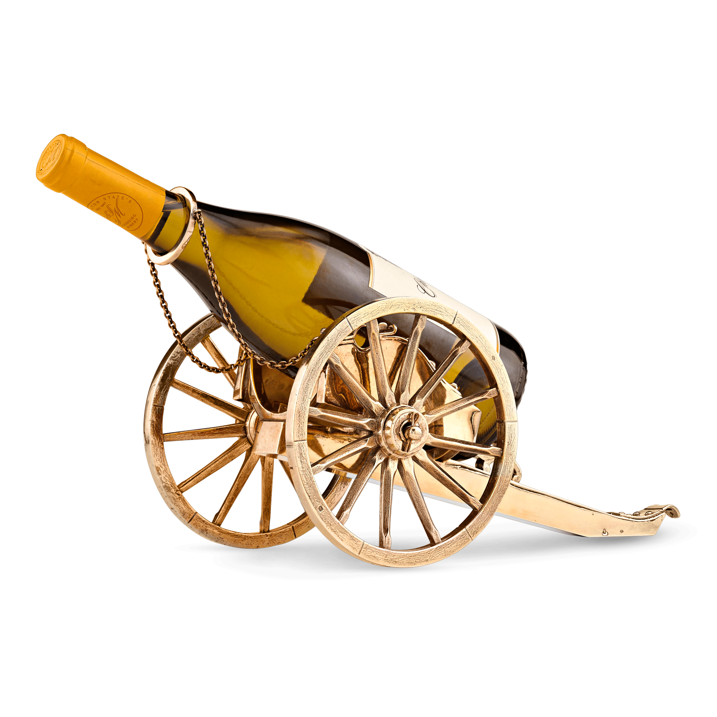 Silver Gilt French Wine Trolley