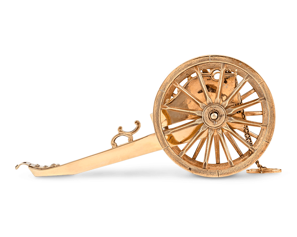 Silver Gilt French Wine Trolley