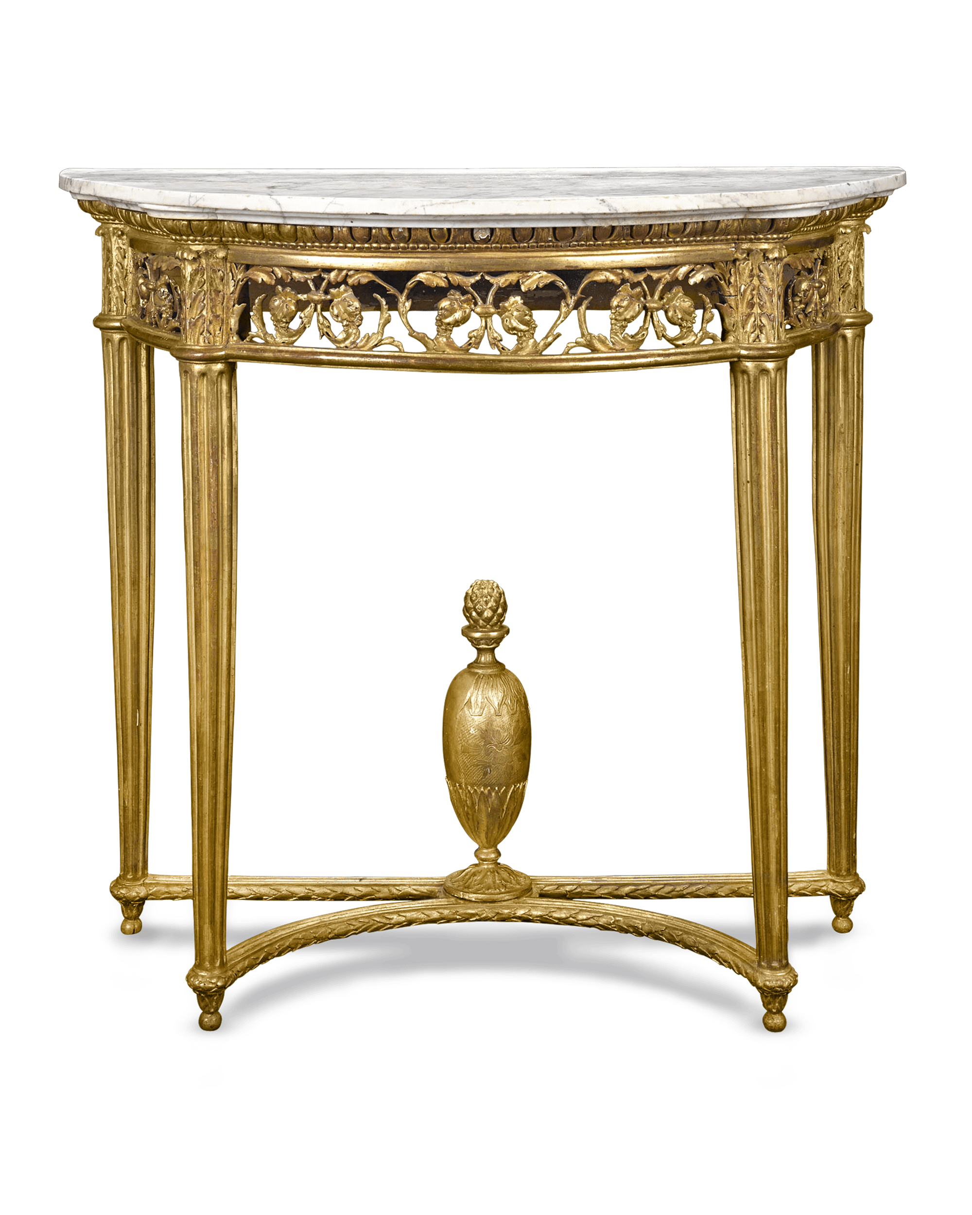 Louis XVI Giltwood Console Table