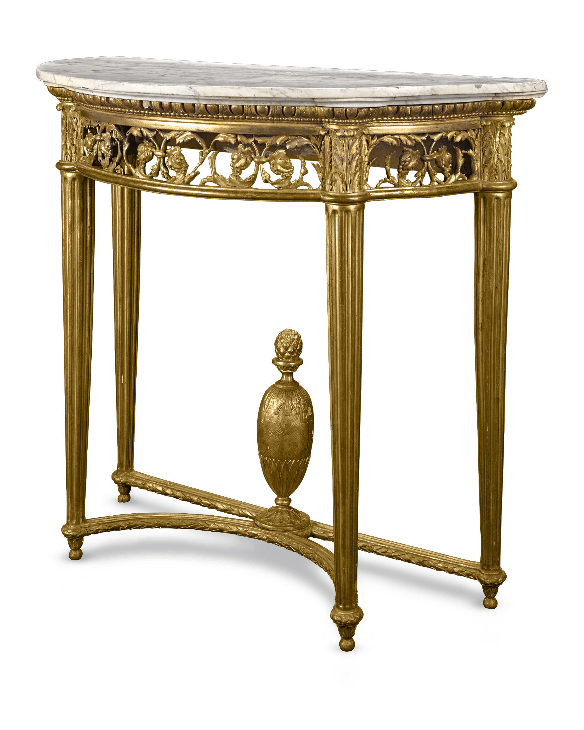 Louis XVI Giltwood Console Table