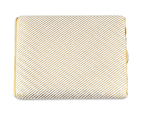 Art Deco Sapphire and Enamel Cigarette Case