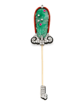 Cartier Art Deco Jade Jabot Pin