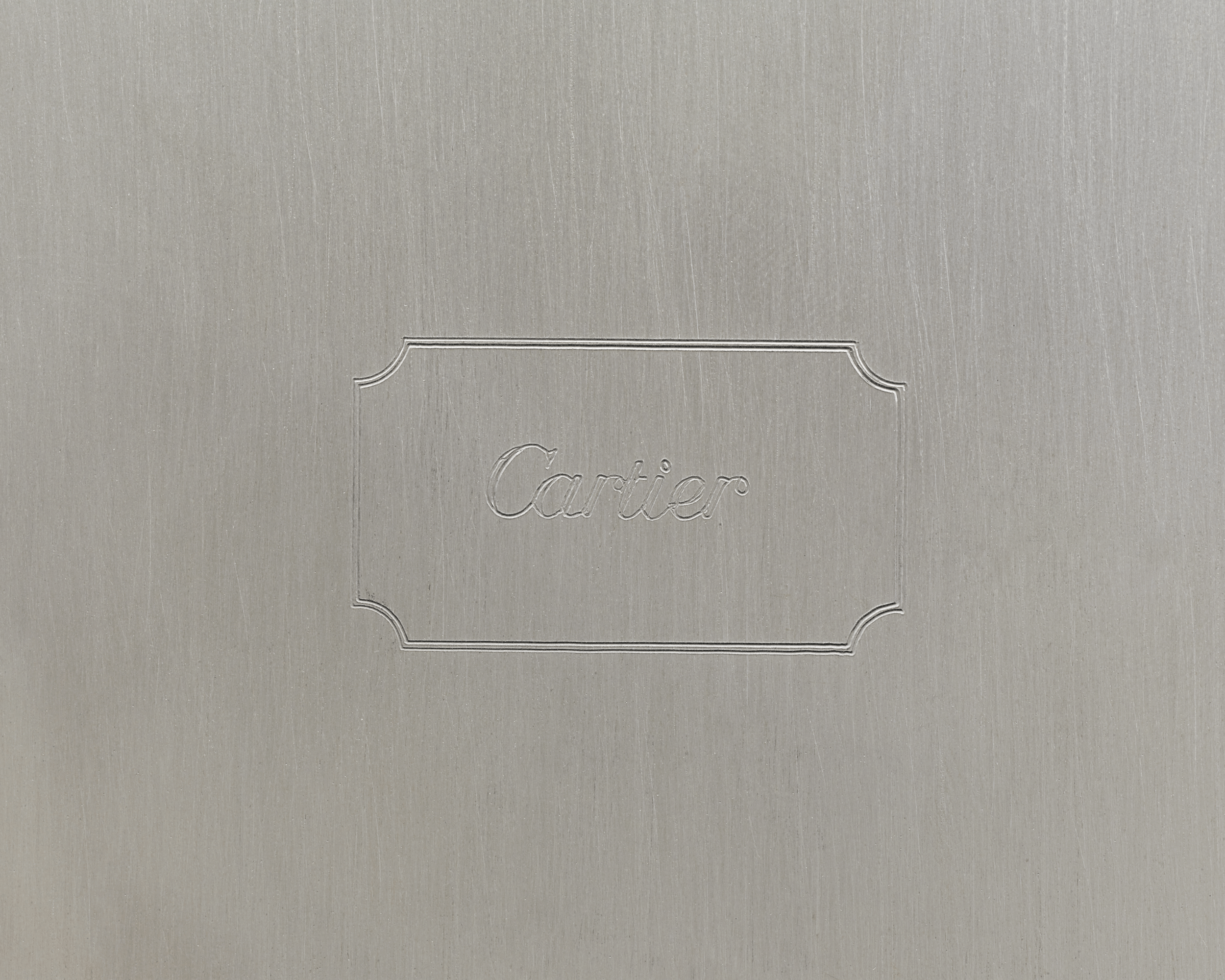 Joe DiMaggio Silver Presentation Tray by Cartier
