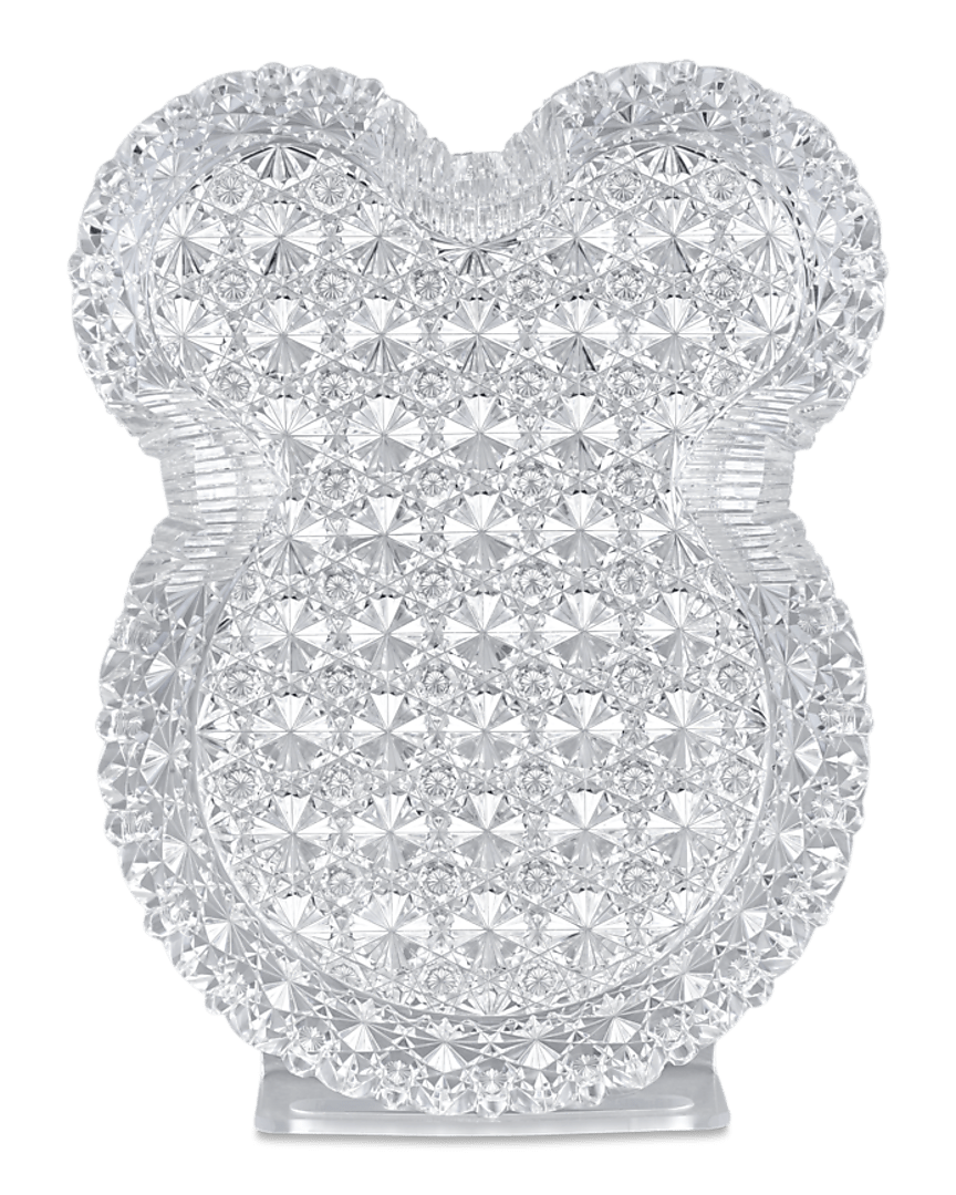 American Brilliant Cut Glass Tray, Russian Pattern