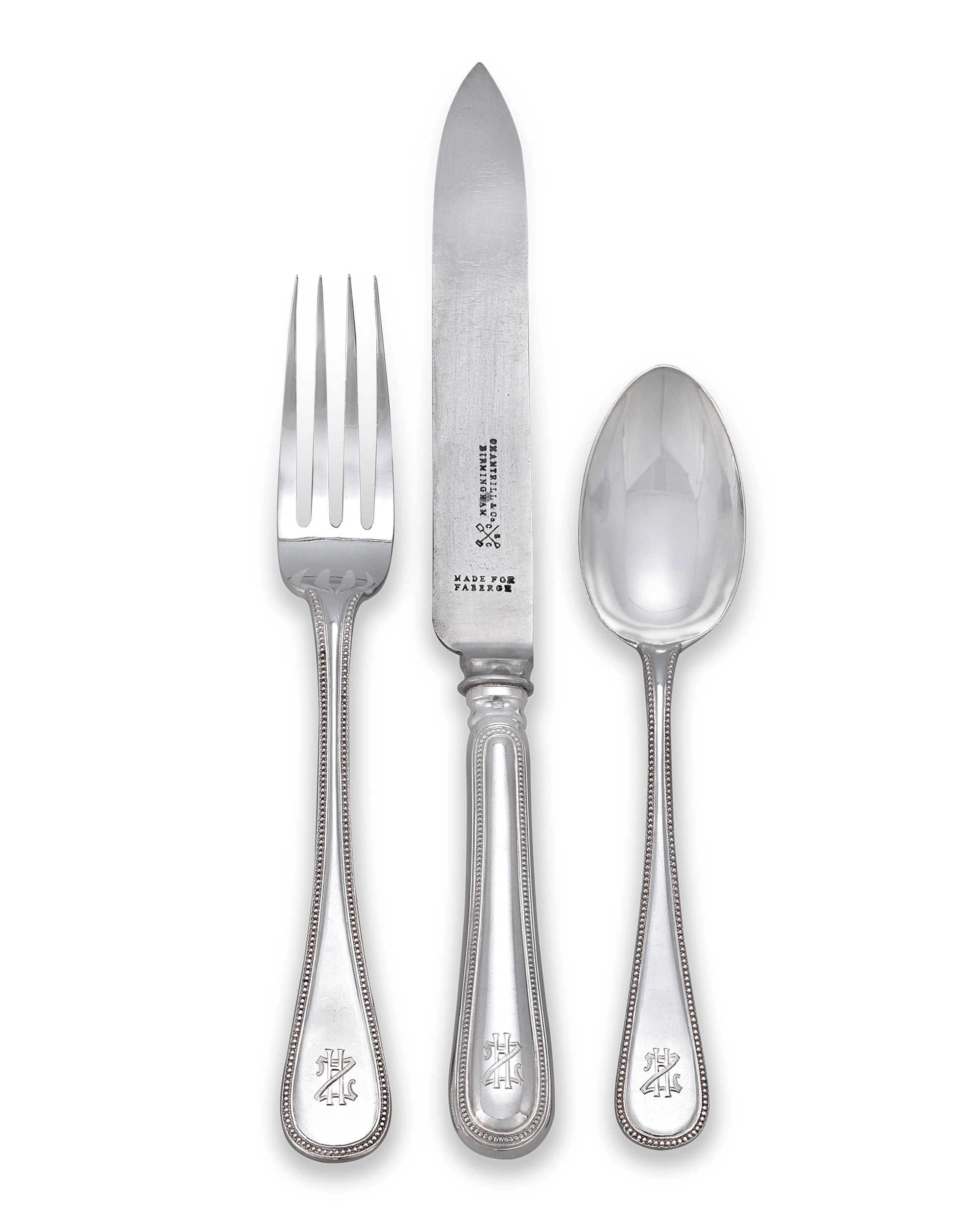 Fabergé Silver Flatware Service for 24