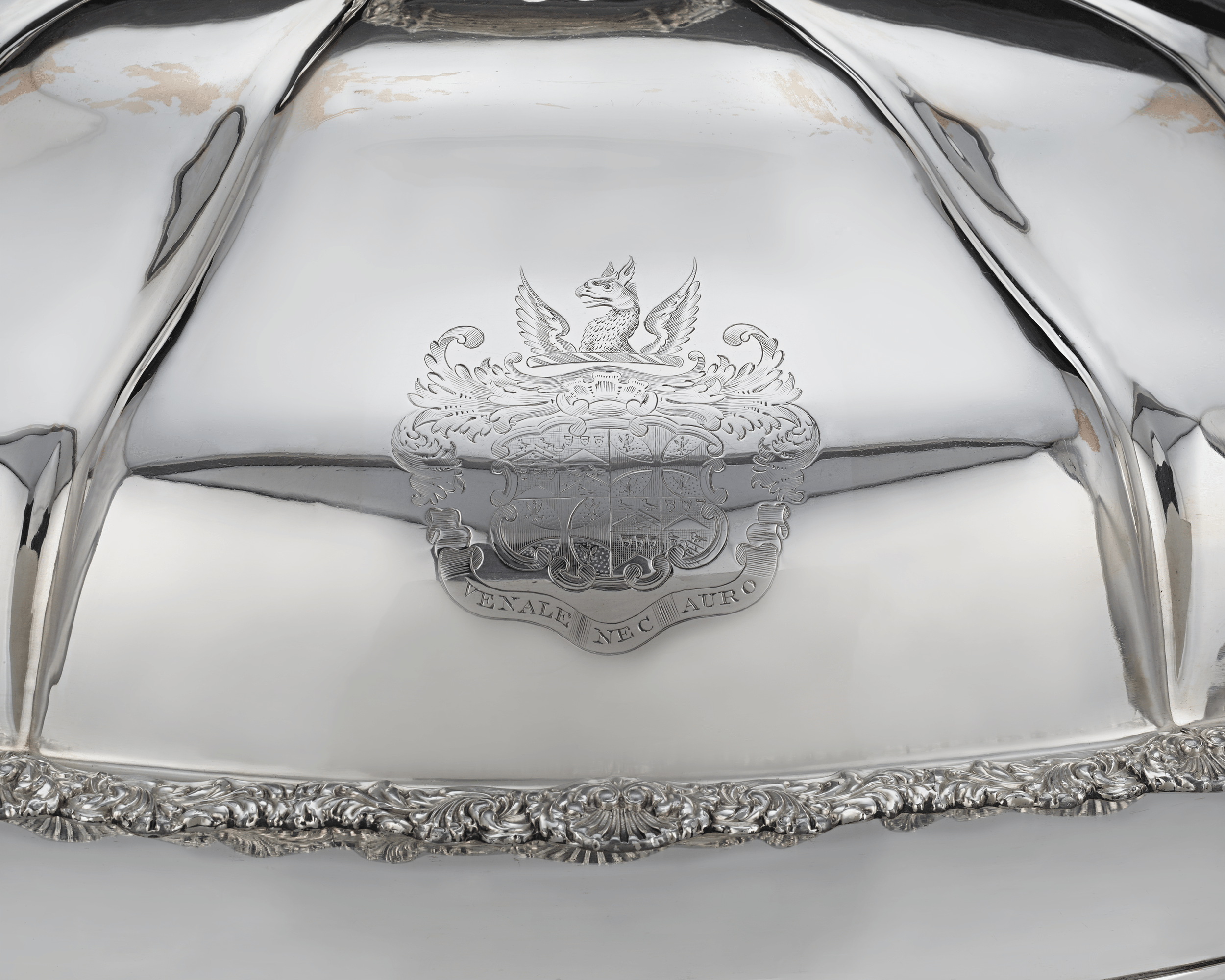 Old Sheffield Silver Plate Venison Dish with Cover