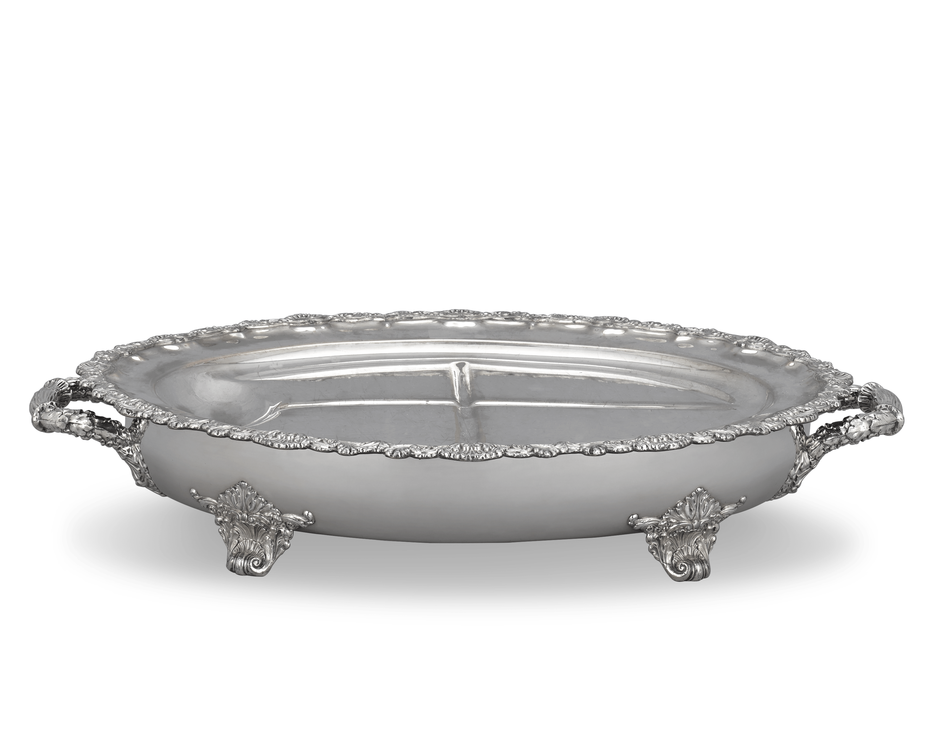 Old Sheffield Silver Plate Venison Dish with Cover