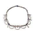 Victorian Saltwater Pearl and Diamond Necklace