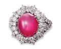 Untreated Star Ruby Ring, 11.07 Carats