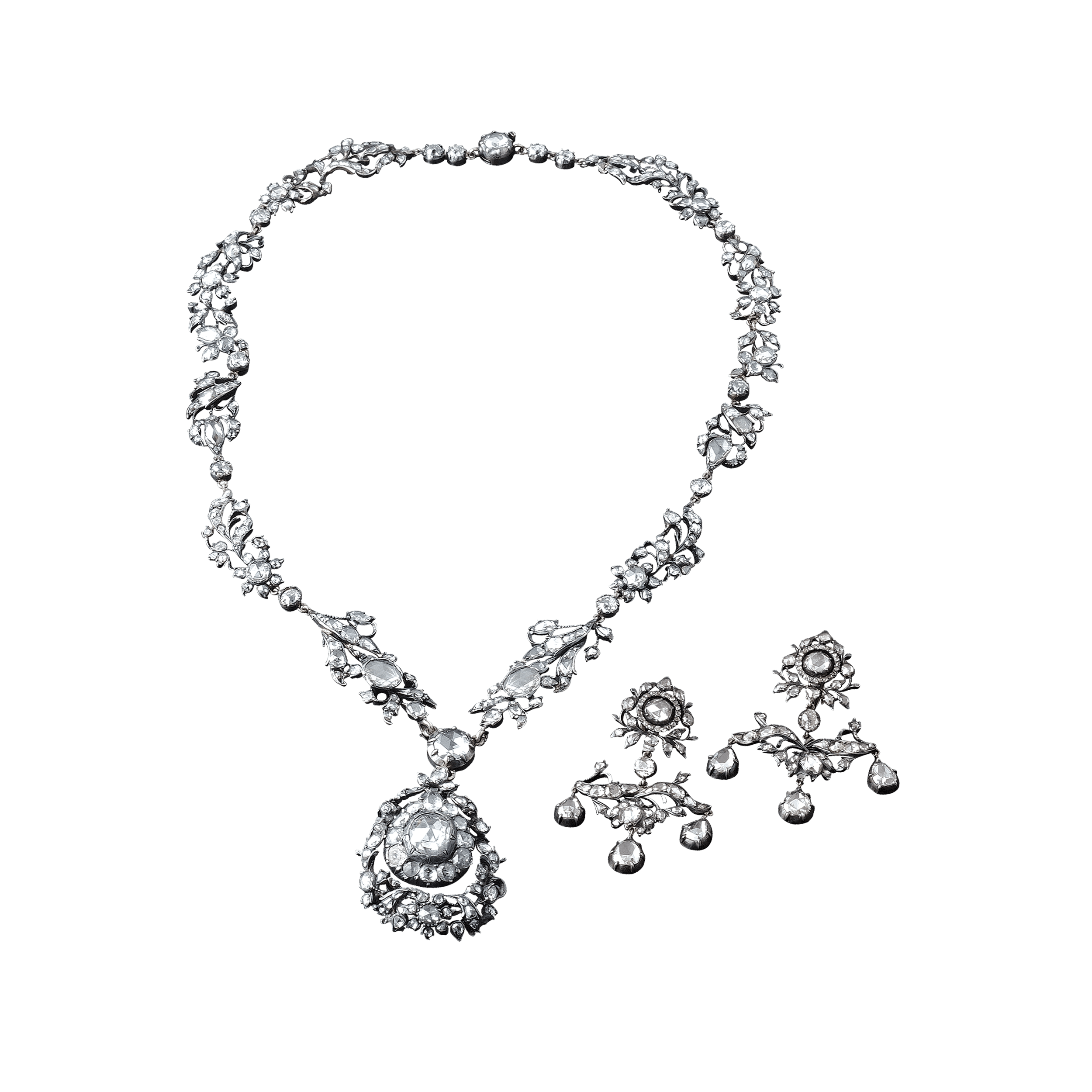 Dutch Diamond Jewelry Suite, 15.00 Carats