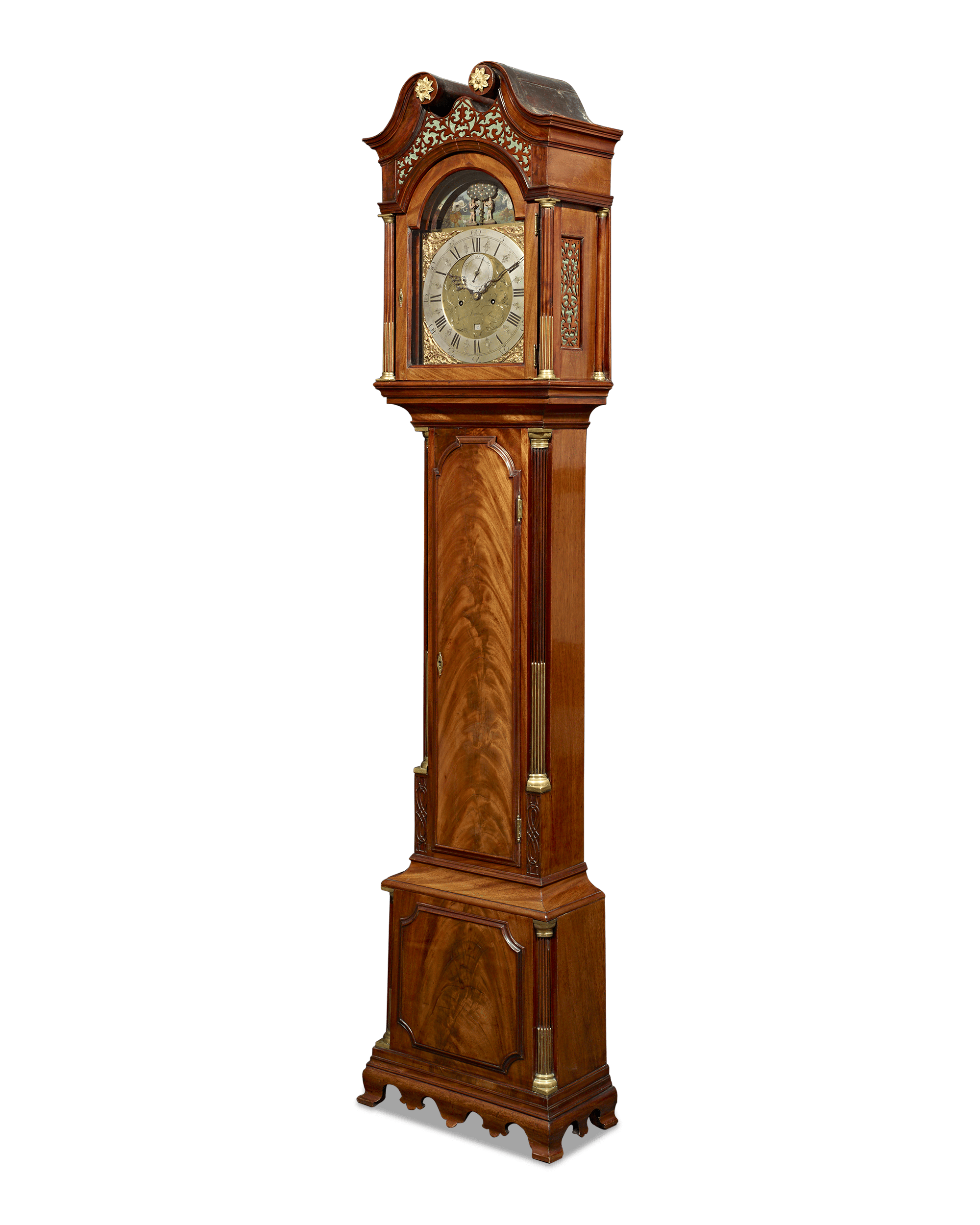 George III Adam and Eve Automaton Longcase Clock