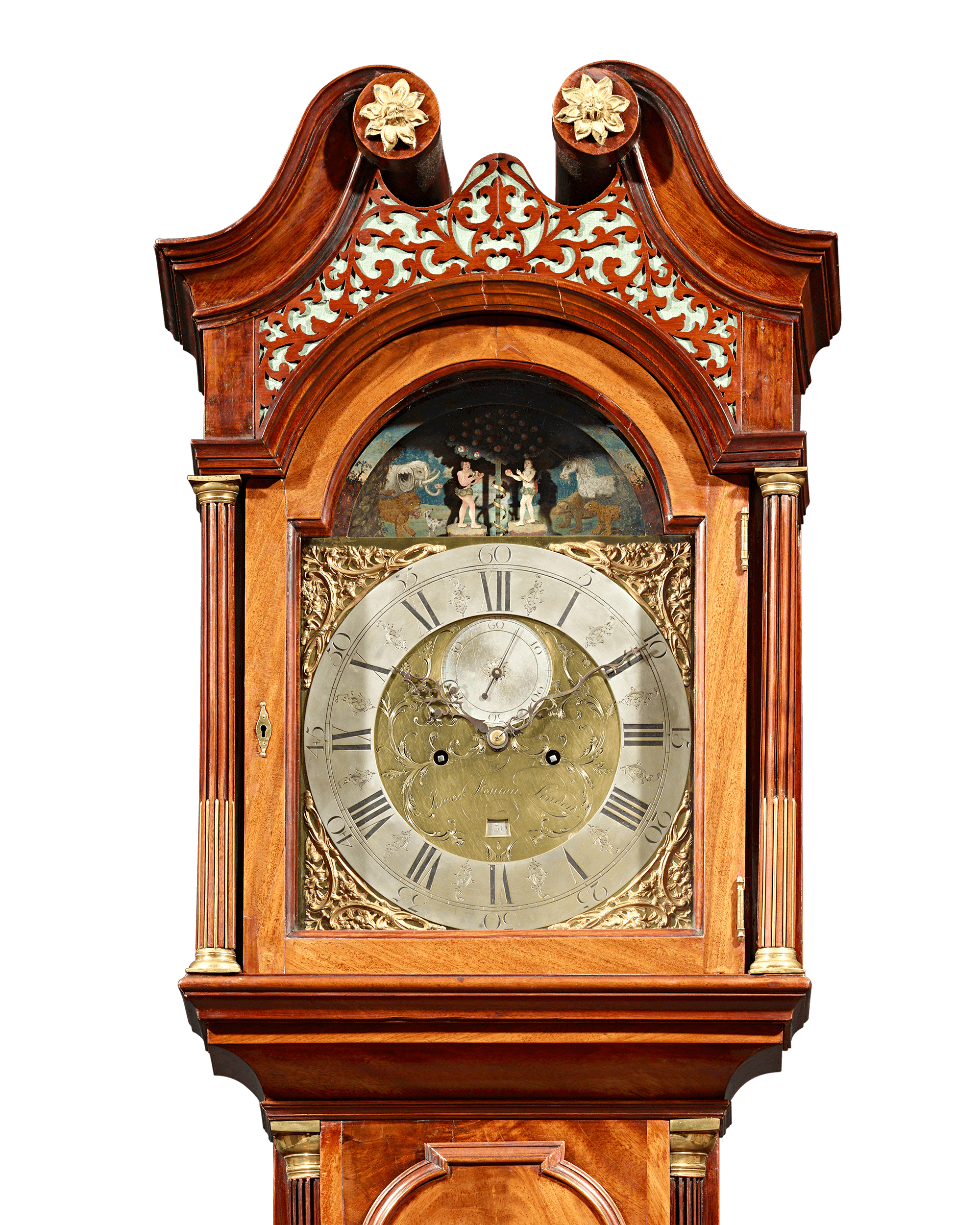 George III Adam and Eve Automaton Longcase Clock