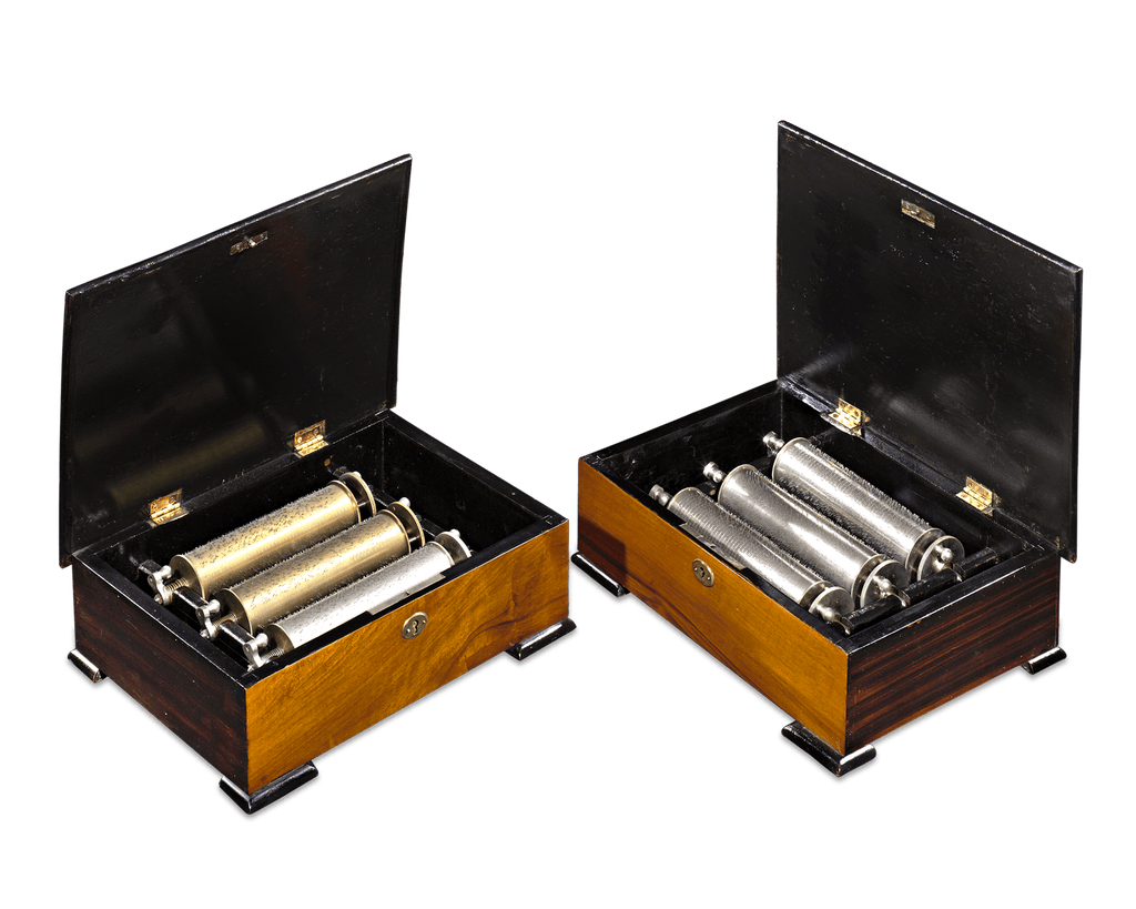 Interchangeable Cylinder Music Box by Paillard