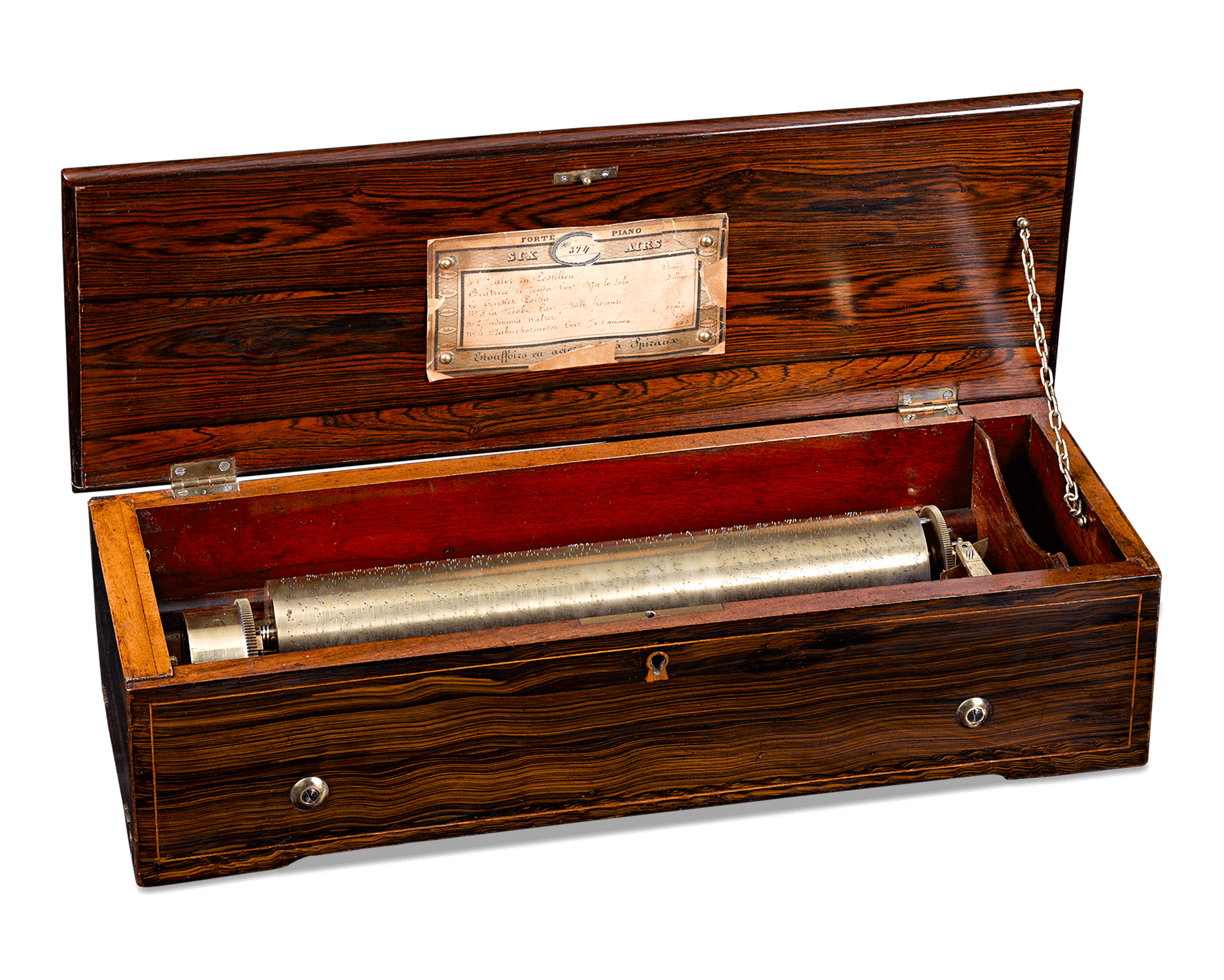 Piano-Forte Cylinder Music Box