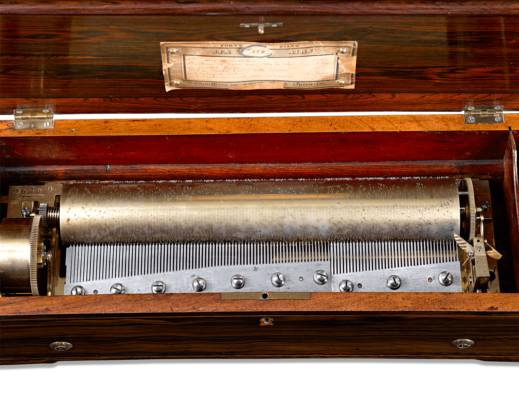 Piano-Forte Cylinder Music Box