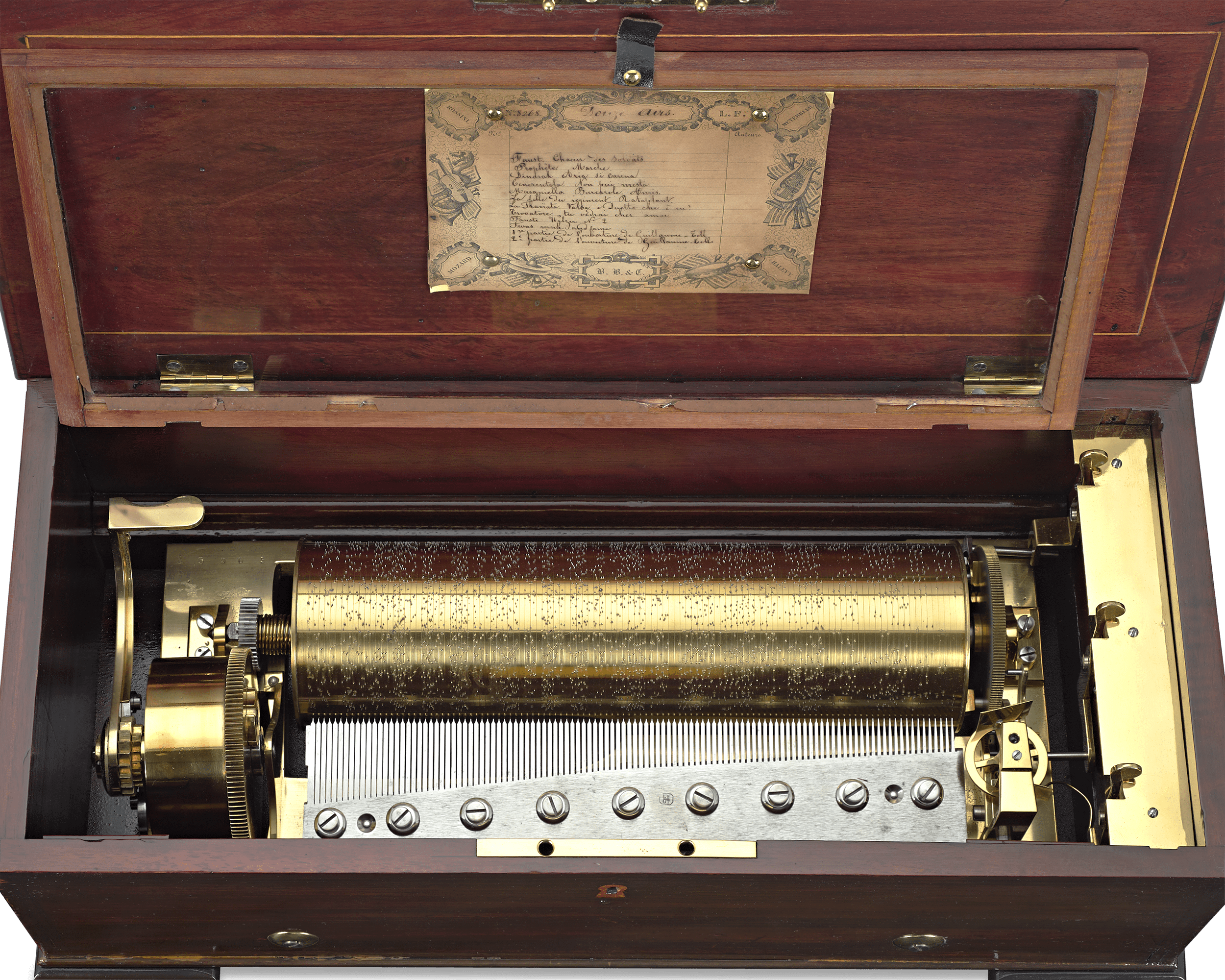 Cylinder Music Box by Le Coultre Freres