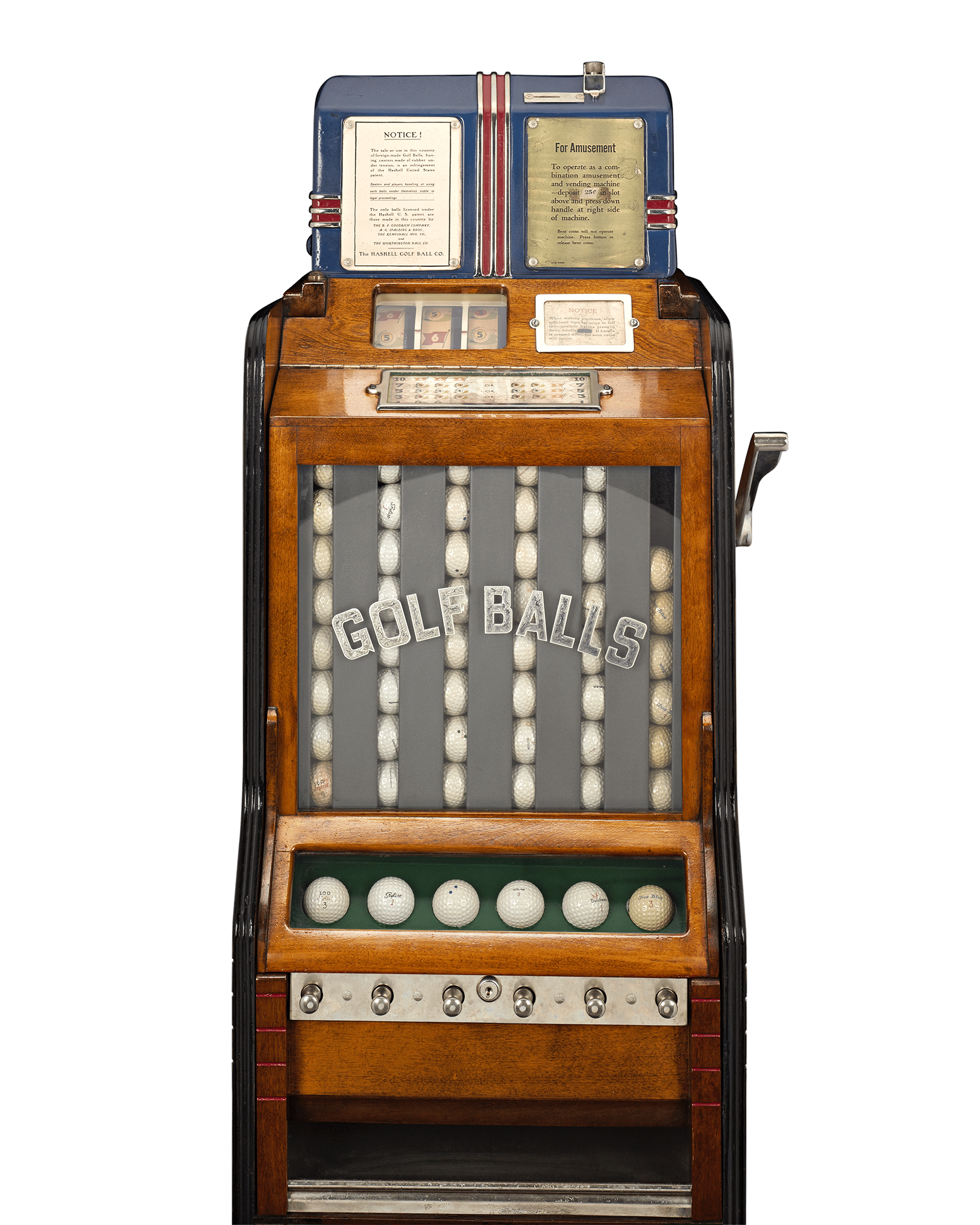 Jennings Golfa-Rola Golf Ball Vendor Slot Machine
