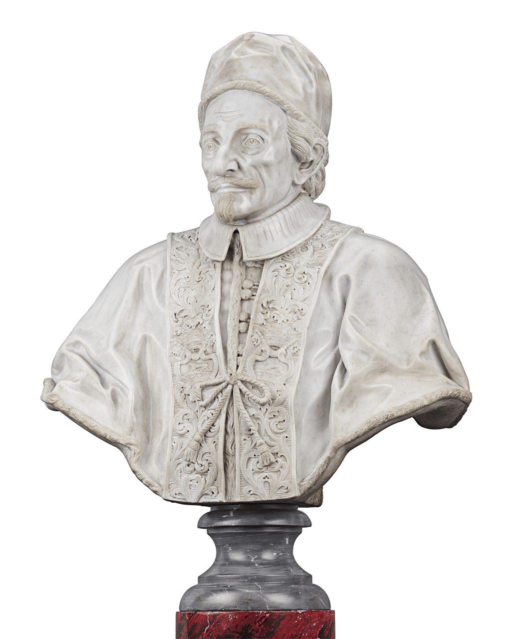 Bust of Pope Innocent XI Odescalchi by Domenico Guidi