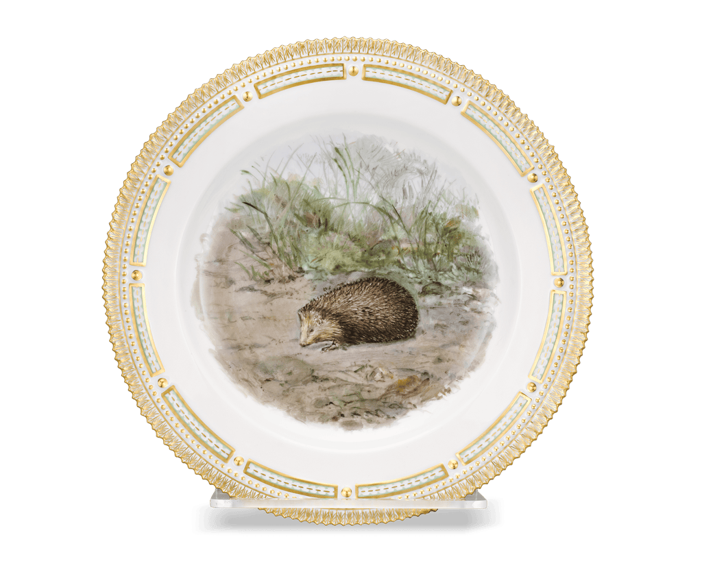 Flora Danica Hedgehog Dinner Plate