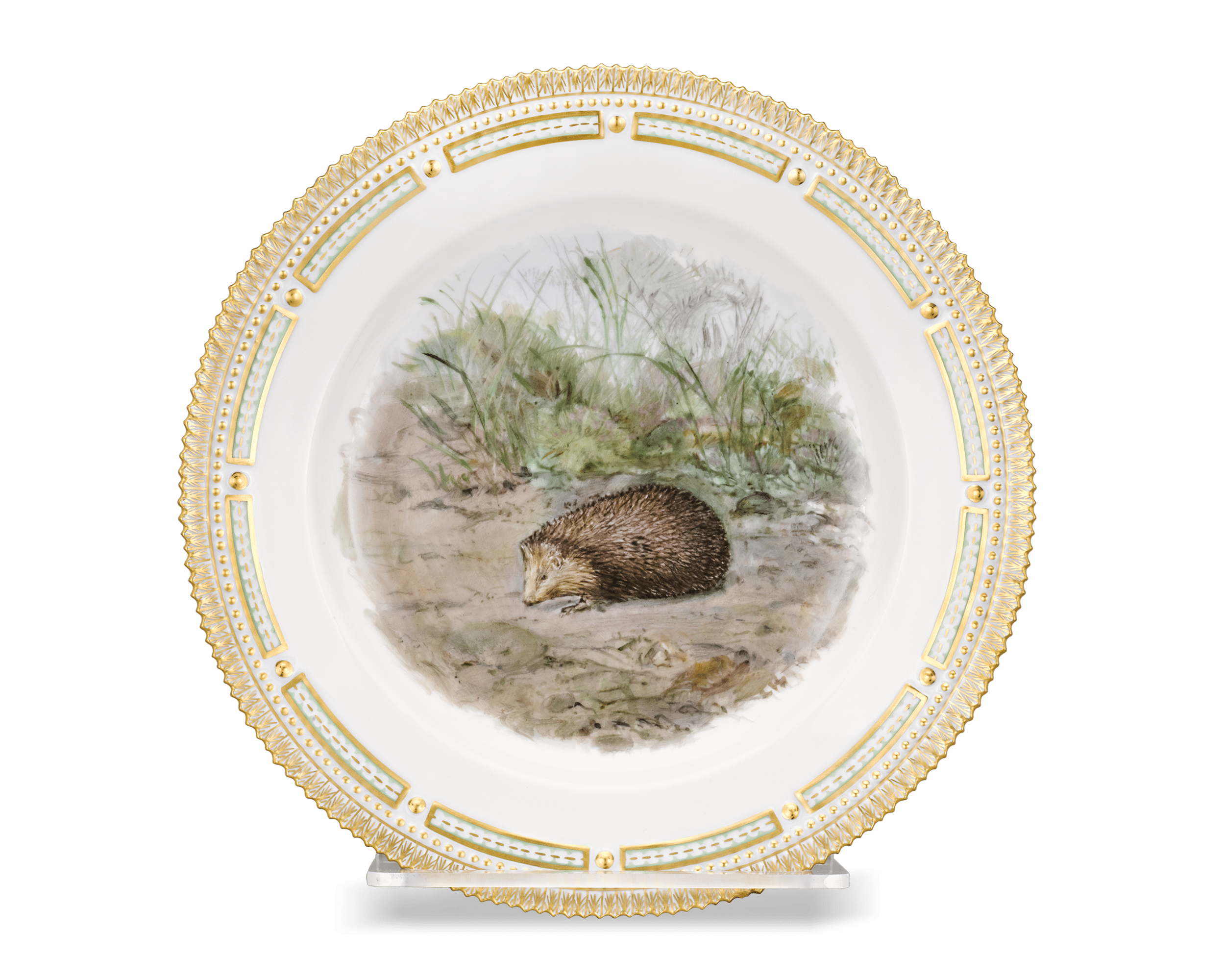 Flora Danica Hedgehog Dinner Plate