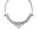 Pear, Round and Baguette Diamond Necklace